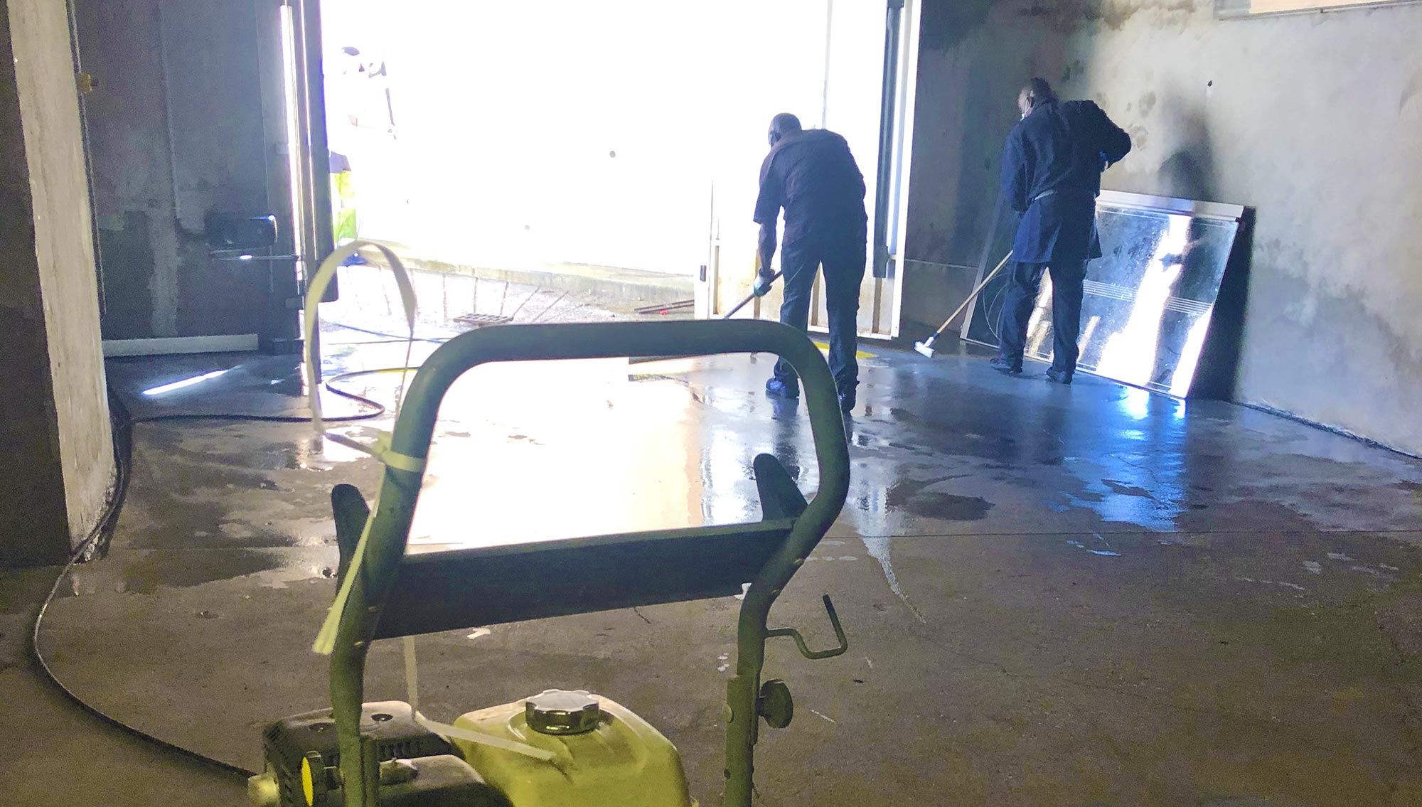 Nettoyage de parkings